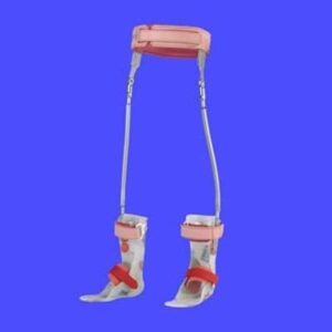 Bilateral twister bar with AFO for intoeing gait